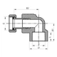 Угол с накидной гайкой 25x3/4F PPR KOER K0145.PRO (KP0183) - изображение 2