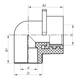 Угол установочный для гипсокартонных стен ВР Koer 20x1/2F PPR K0189.Pro KP0244 - изображение 2