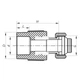 Муфта с евроконусом и накидной гайкой 20x3/4 PPR KOER K0240.PRO (KP2606) - изображение 2