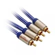 Аудіокабель міжблочний 2RCA-2RCA Inakustik Premium Audio Stereo RCA 0.75m - зображення 2