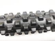 Массажный ролик EasyFit EVA Spikes 33 см черный (ролик-валик для МФР и йоги, массажер для спины, ног, рук, шеи) - изображение 2