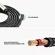 Аудіо кабель стерео HI-FI UGREEN AV127 AUX 3.5mm - 6.35mm Male, TRS, 1 / 4-1 / 8 дюйма 2 метра - зображення 6