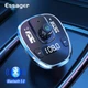 FM - модулятор, трансмітер Essager F01 з вбудованим Bluetooth (чорний) - зображення 2