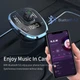 FM - модулятор, трансмітер Essager F01 з вбудованим Bluetooth (чорний) - зображення 6