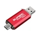 Флэш накопитель USB 3.0 /USB - Type C SUPER DuoDuo 32GB (красный) - изображение 1
