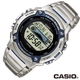 Наручные стильные часы Casio W-S210HD-1AVDF Серебристые с темно-синим - изображение 7