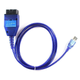 Авто сканер с переключателем FiatEcuScan KKL VAG 409.1 FTDI FIA 654846374 Синий - изображение 1