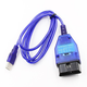 Авто сканер с переключателем FiatEcuScan KKL VAG 409.1 FTDI FIA 654846374 Синий - изображение 2