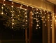 Гирлянда светодиодная LTL Sople занавес 100 led длина 3.2 метра теплая Warm White с переходником - изображение 6