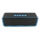 Портативная беспроводная Bluetooth колонка MegaBass SC-211 на аккумуляторе FM радио Черно-синий - изображение 1