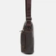 Сумка планшет через плечо мужская из натуральной кожи Laras K10133br Коричневая (ROZ6400178111) - изображение 4