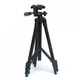 Штатив для фотоаппарата смартфона TRIPOD 3120A Black телескопический алюминиевый для телефона и камеры - изображение 3
