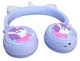 Бездротові дитячі навушники з вушками "Unicorn" KR-8600 LILAC - зображення 2