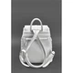 Кожаный женский рюкзак Олсен белый BlnkNtBN-BAG-13-white - изображение 3