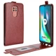 Чохол IETP для Motorola Moto E7 Plus фліп вертикальний шкіра PU Коричневий - зображення 1