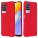 Силиконовый (TPU) чехол Deexe Silicone Case для VIVO Y31 / Y53s - Red - изображение 2