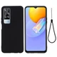 Силиконовый (TPU) чехол Deexe Silicone Case для VIVO Y31 / Y53s - Black - изображение 1