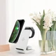 Беспроводное зарядное устройство 3-в-1 для iPhone / iWatch / AirPods (T-3) White - изображение 2