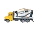 Іграшка дитяча бетонозмішувач Bruder 1:64 Truck-Series (12.5 х 3.4 х 5 см) Жовтий (1010-006-01) - зображення 2