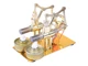 Двигун Стірлінга BauTech Stirling Engine з генератором DIY Сталевий (1009-541-00) - зображення 4