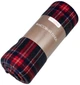 Плед флисовый Home Line Полар Клетка 220х160 см Красно-серый (2600001644791) - изображение 1