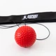 Тренажер fight ball (файт бол) мячик для бокса на резинке OSPORT Lite Plus (OF-0007) Красный - изображение 2