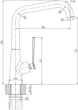 Смеситель-кран кухонный TOPAZ Teel TT24401-H59-BB - изображение 4