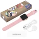 Смарт-Часы Smart Watch FK100, Aluminium, беспроводная зарядка,pink 8226 - зображення 2