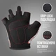 Жіночі рукавички для фітнесу Contraband Pink Label 5237 Sugar Skull Gloves (Білий M) - зображення 2