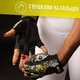 Жіночі рукавички для фітнесу Contraband Pink Label 5237 Sugar Skull Gloves (Жовтий S) - зображення 6