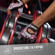 Жіночі рукавички для фітнесу Contraband Pink Label 5237 Sugar Skull Gloves (Білий M) - зображення 5