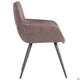 Крісло Concord 850*600*600 Сталь/Текстиль, колір чорний/cowboy PK какао AMF - зображення 6