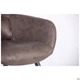 Крісло Concord 850*600*600 Сталь/Текстиль, колір чорний/cowboy PK какао AMF - зображення 8