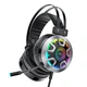 Ігрові навушники HOCO Gaming LED Headphones Hi-Res ESD05 з мікрофоном та LED RGB підсвічуванням провідні Black (ESD05) - зображення 3