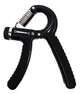 Кистьовий пружинний еспандер EasyFit Hand Grip 10-40 кг чорний (ручний пружинний тренажер з регульованим навантаженням) - зображення 1