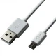 Дата кабель USB 2.0 AM to Micro 5P 1.5m white Grand-X (PM015W) - зображення 1