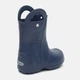 Детские резиновые сапоги для мальчика Crocs Handle Rain Boot Kids 12803-410 24-25 (C8) Navy (0191448182738) - изображение 4