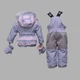 Костюм утеплённый зимний для девочки Blizz 19WBLI2100 86 см Серый - изображение 3