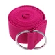 Ремінь для йоги EasyFit Yoga Strap 183 см рожевий (пояс для йоги і пілатесу) - зображення 1