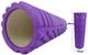 Массажный ролик EasyFit Grid Roller v2.1 45 см фиолетовый (ролик-валик для МФР и йоги, массажер для спины, ног, рук, шеи) - изображение 1