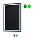 LED-дзеркало 60x80см, з механічним вмикачем, модель Karnet - зображення 1