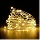 Світлодіодна гірлянда нитка 4.5 м 50led на батарейках золота тепла Warm White - зображення 1