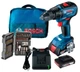 Акумуляторний дриль-шурупокрут Bosch Professional GSR 18V-50 + 2 акб 2Ah + з/п GAL 18V-20 + набір біт + сумка (06019H5004) - зображення 1