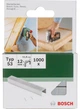 Сталеві скоби Bosch, тип 53, 10×11,4×0,75 мм, 1000 шт (2609255821) - зображення 2