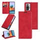 Чехол Taba Retro-Skin для Xiaomi Redmi Note 10 Pro книжка кожа PU с визитницей красный - изображение 1