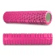 Массажный ролик EasyFit Grid Roller v3.1 60 см розовый (роллер, валик, цилиндр для йоги, пилатеса и массажа всего тела: спины, ног, рук, шеи) - изображение 2