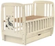 Кровать Babyroom Жирафик маятник, ящик, откидной бок DJMYO-3 бук слоновая кость - зображення 1