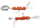 Мультитул туристический с ложкой и вилкой RIAS L-48 8в1 Orange (7_01267) - изображение 2