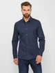 Рубашка H&M S темно синий горох 4077817580 - изображение 1