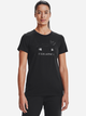 Футболка женская Under Armour UA Rival Logo 1356305-002 XS Черная (194513888849) - изображение 1